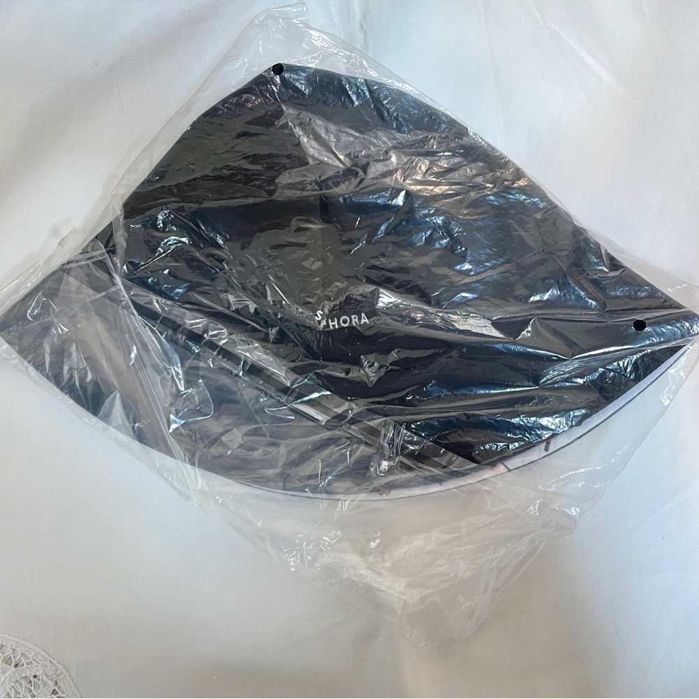 Sephora Reversible Black Bucket Hat